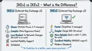 IKEv1 vs IKEv2 – What is the Difference