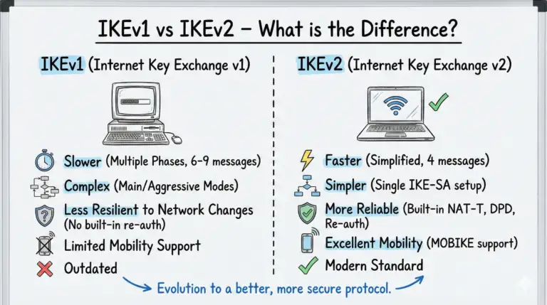 IKEv1 vs IKEv2 – What is the Difference