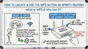 How to locate and use the WPS Button on Xfinity Routers