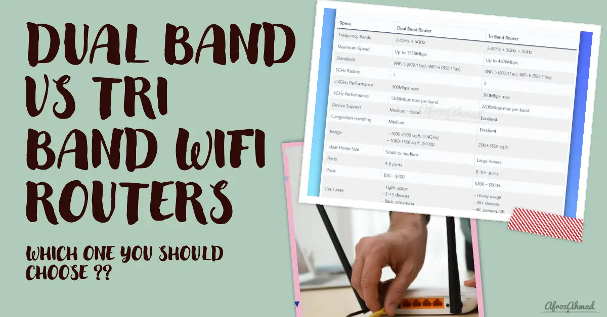Dual Band vs Tri Band WiFi Routers
