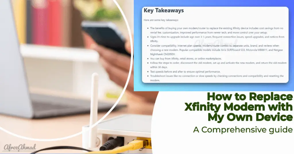 How to Replace Xfinity Modem with My Own Device A Comprehensive Guide
