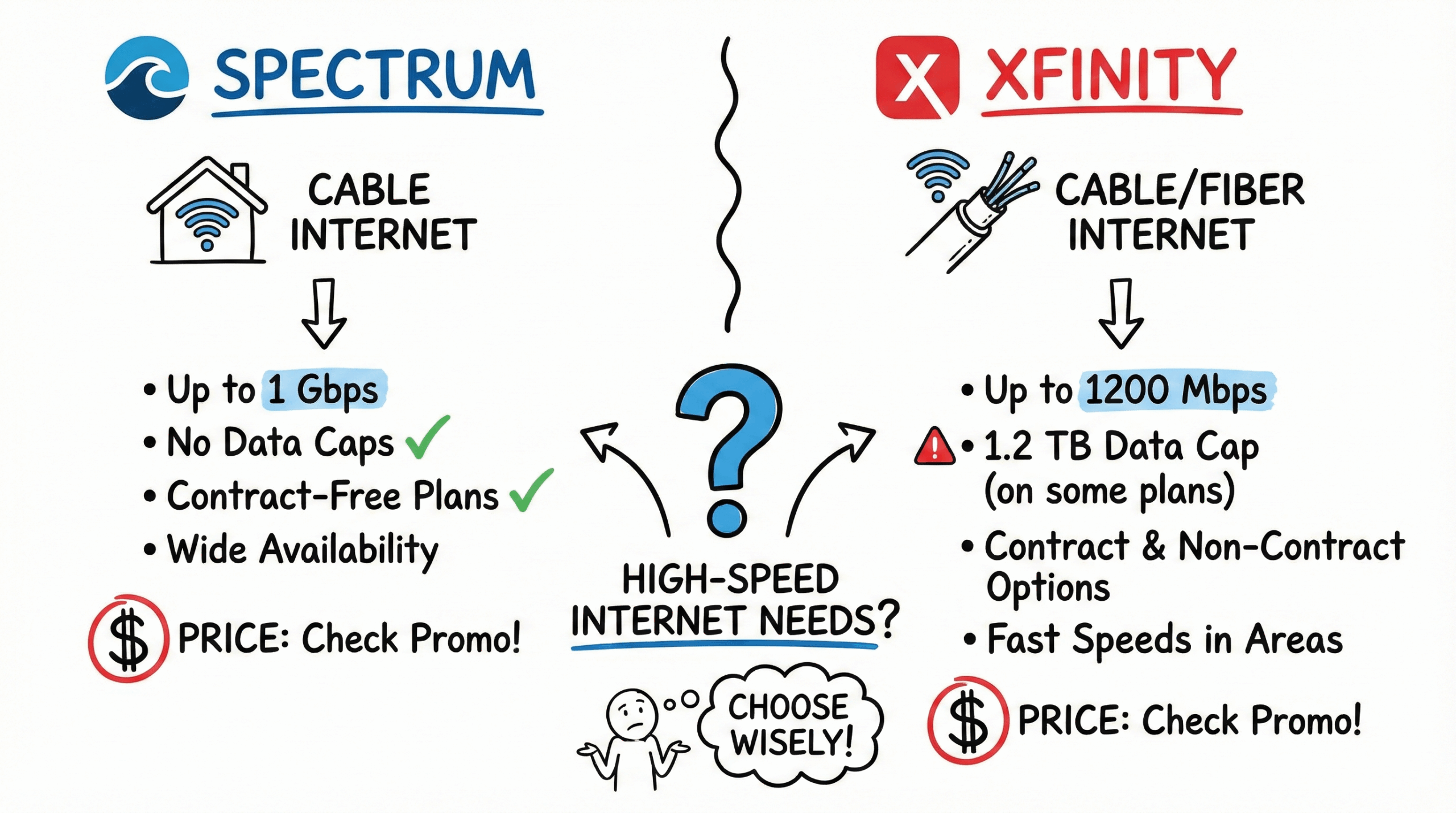 Spectrum vs Xfinity