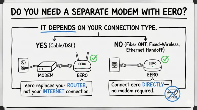 Do you need a separate modem with eero