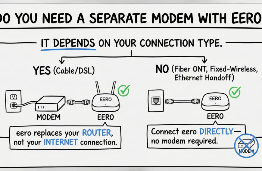 Do you need a separate modem with eero