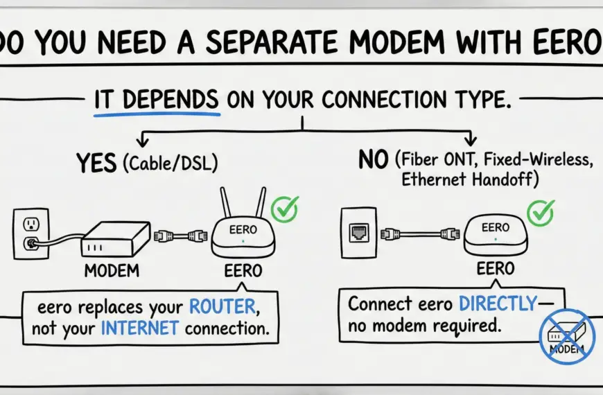 Do you need a separate modem with eero