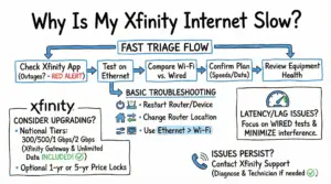 Why Is My Xfinity Internet Slow - Fixes