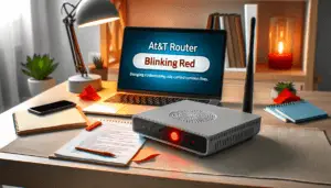 AT&T Router Blinking Red