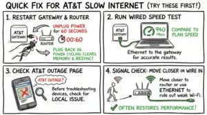 Quick Fix for AT&T Slow Internet