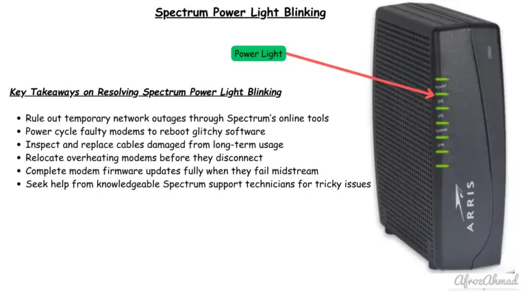 Spectrum Power Light Blinking Issues - Quick Fixes