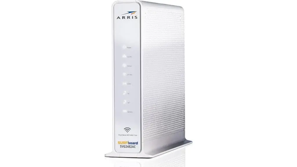 high speed cable modem and wi fi router