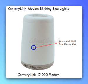Centurylink C4000 Modem Blue Light