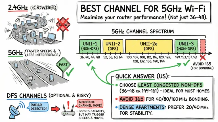 Best Channel for 5GHz WiFi