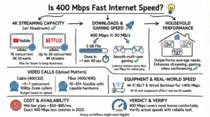 Is 400 Mbps Fast Internet Speed
