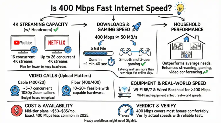 Is 400 Mbps Fast Internet Speed