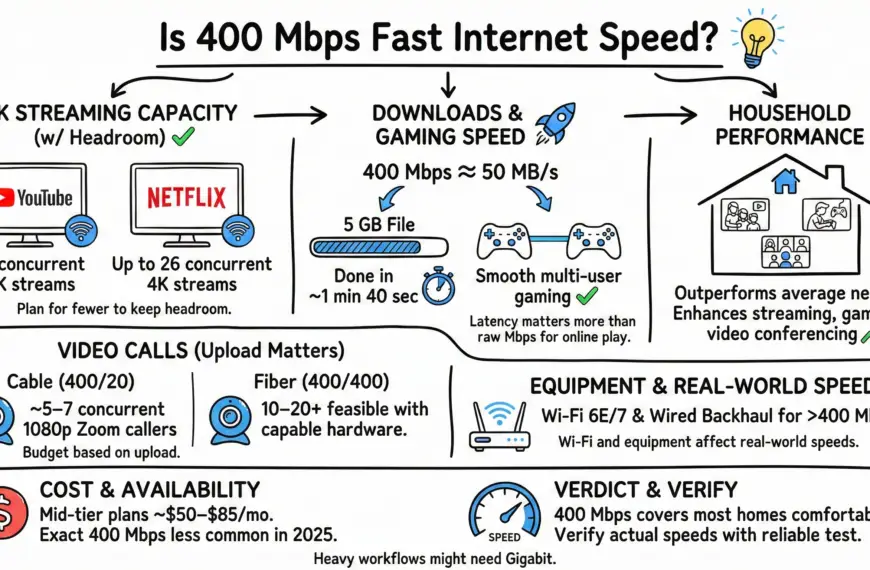 Is 400 Mbps Fast Internet Speed