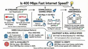 Is 400 Mbps Fast Internet Speed