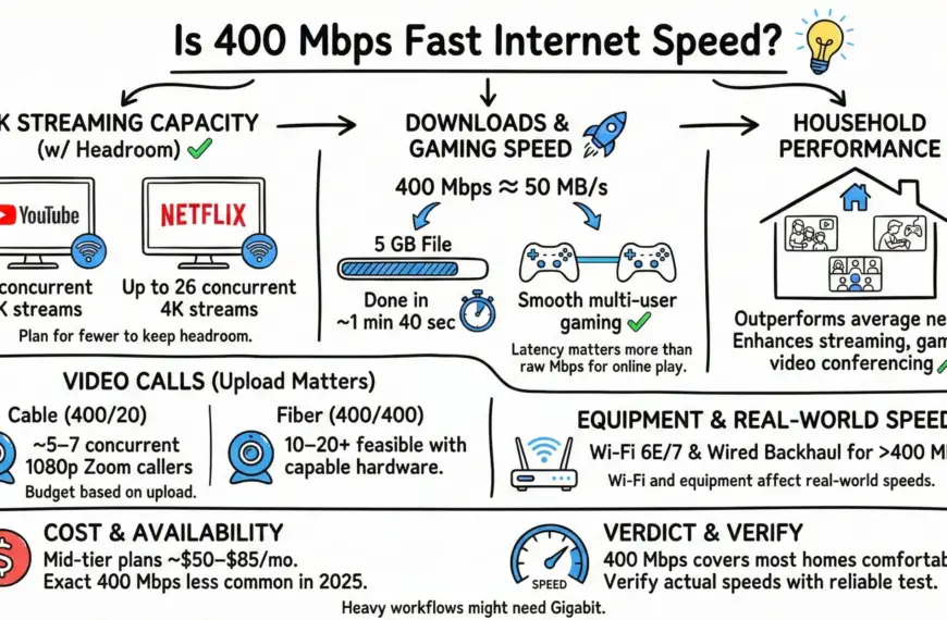 Is 400 Mbps Fast Internet Speed