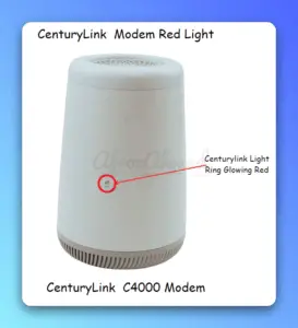 Centurylink C4000 Modem Red Light