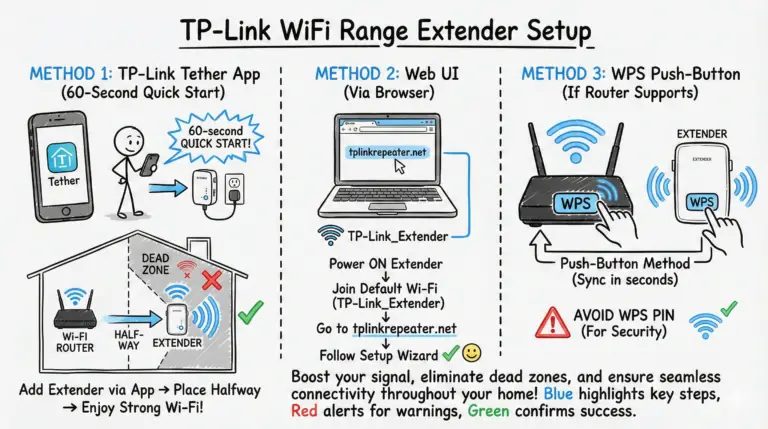 TP-Link WiFi Range Extender Setup