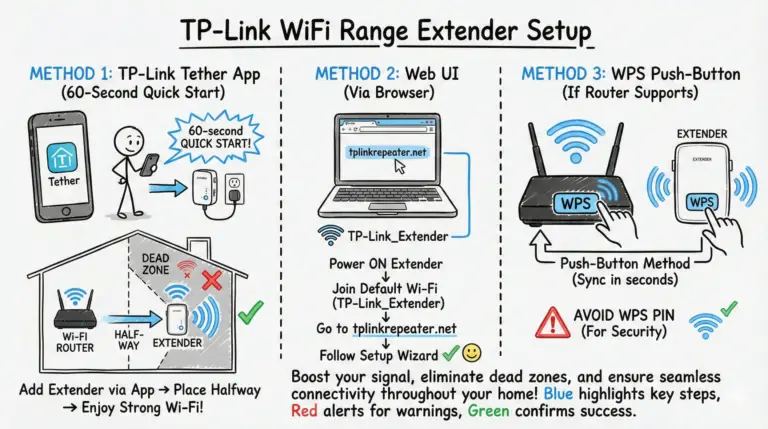 TP-Link WiFi Range Extender Setup