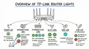 TP‑Link Router Lights Types and Colors