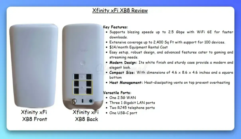 Xfinity xFi XB8 Review
