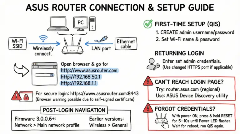 ASUS Router connection and Setup guide