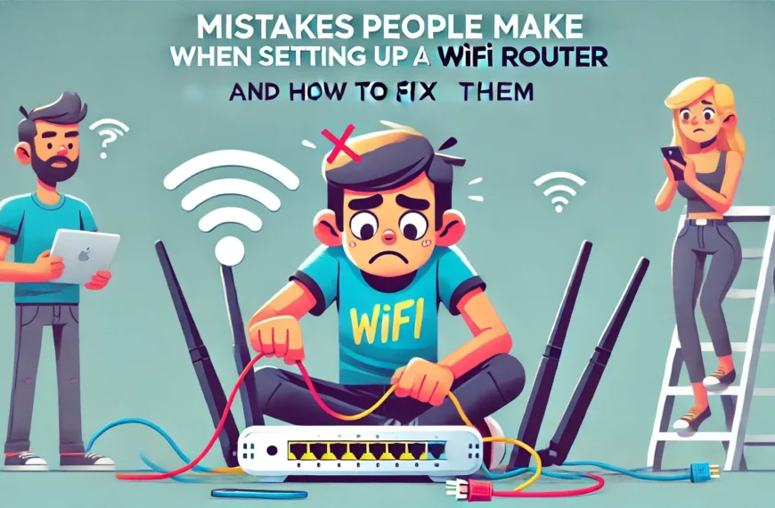 MISTAKES PEOPLE MAKE WHEN SETTING UP A WIFI ROUTER (AND HOW TO FIX THEM)