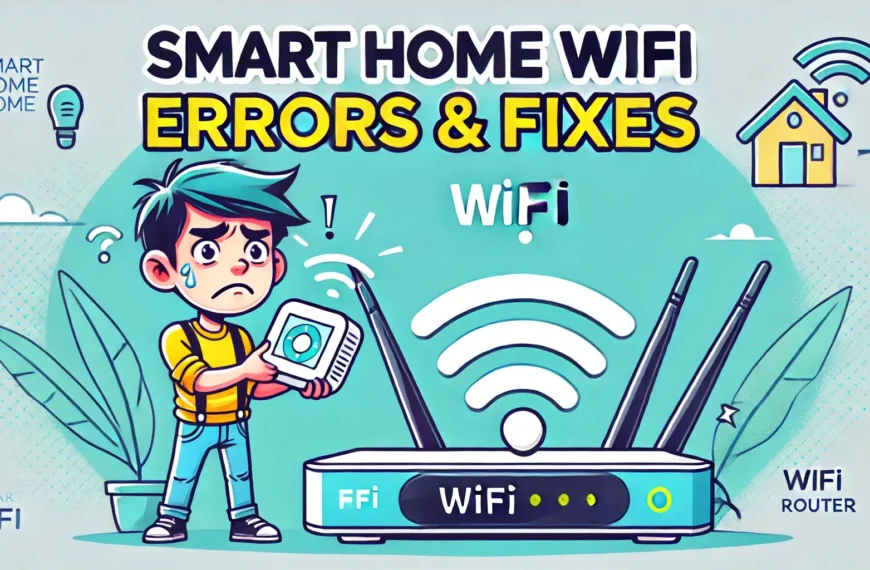 Smart Home Wifi Connectivity Errors & Their Fixes