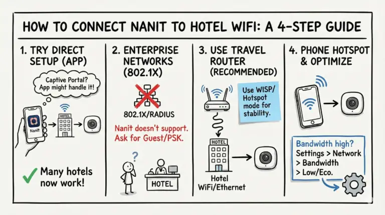 How to Connect Nanit to Hotel WiFi