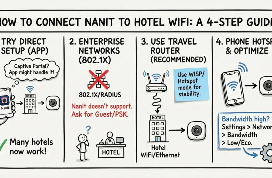 How to Connect Nanit to Hotel WiFi