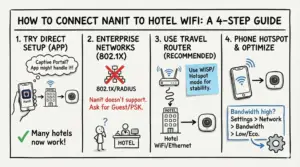 How to Connect Nanit to Hotel WiFi
