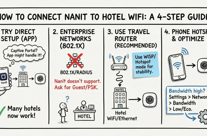 How to Connect Nanit to Hotel WiFi