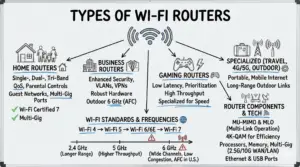 Types of Wi‑Fi Routers