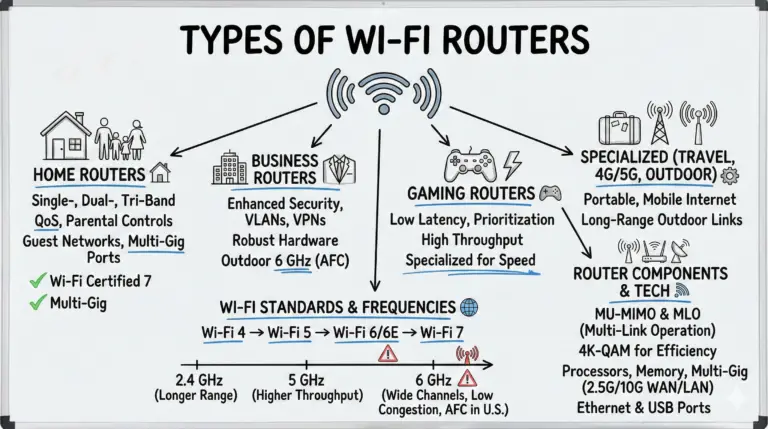 Types of Wi‑Fi Routers
