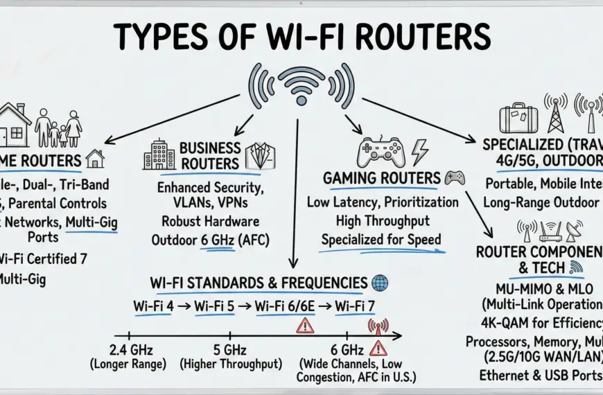 Types of Wi‑Fi Routers
