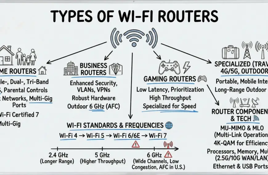 Types of Wi‑Fi Routers