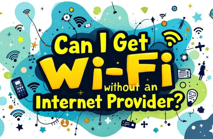 Can I Get Wi-Fi Without an Internet Provider