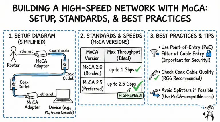 Building a High-Speed Network with MoCA Setup, Standards, and Best Practices
