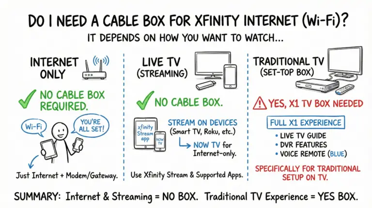 Do I Need a Cable Box for Xfinity Internet (Wi‑Fi)