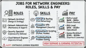 Jobs for Network Engineers Roles, Skills & Pay
