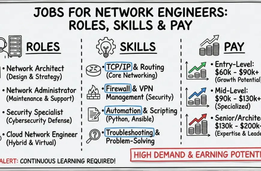 Jobs for Network Engineers Roles, Skills & Pay
