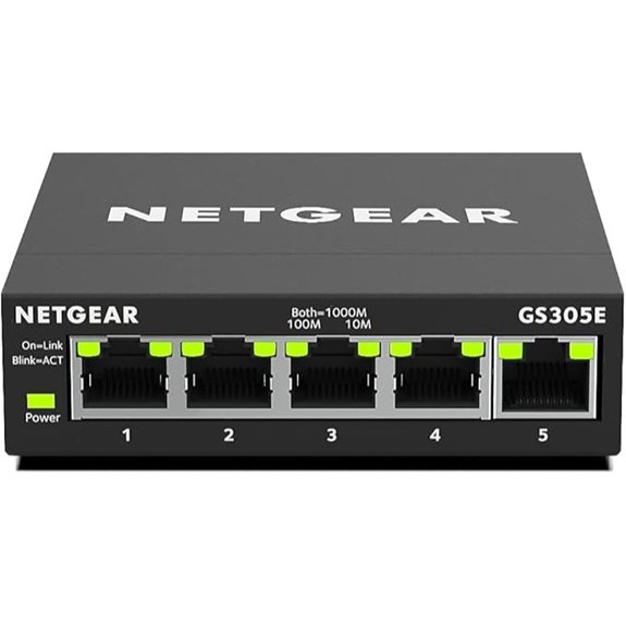NETGEAR 5-Port Gigabit Smart Managed Switch