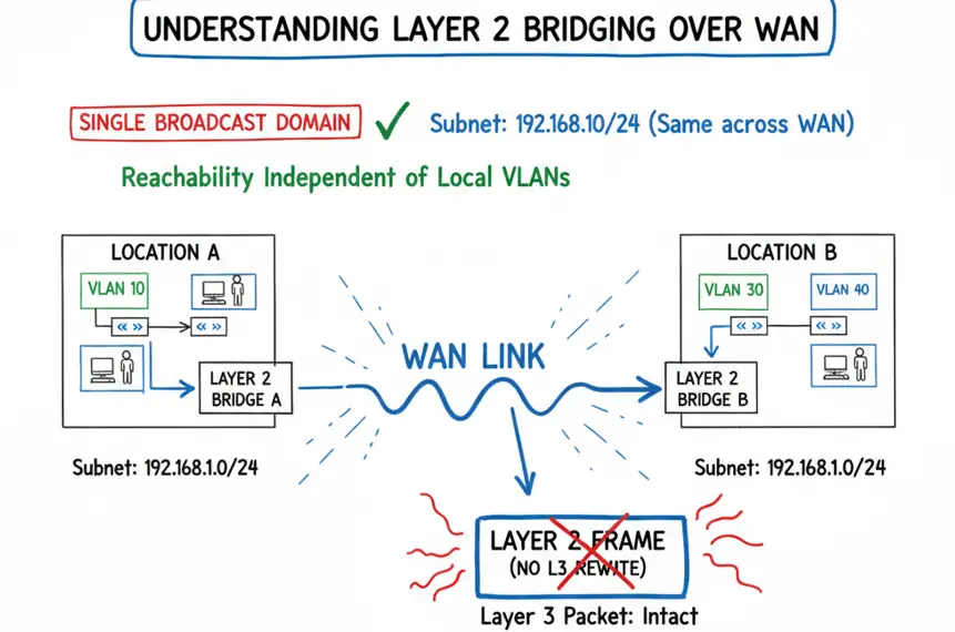 Layer 2 over WAN - Bridging