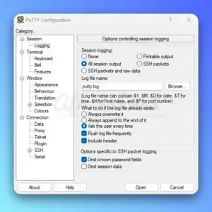 How to Copy Large Show Tech-support from Cisco Device Using Putty