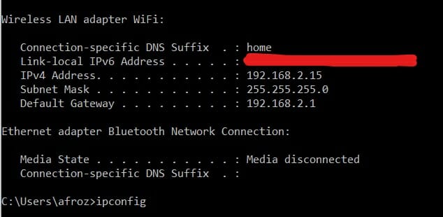 Ipconfig