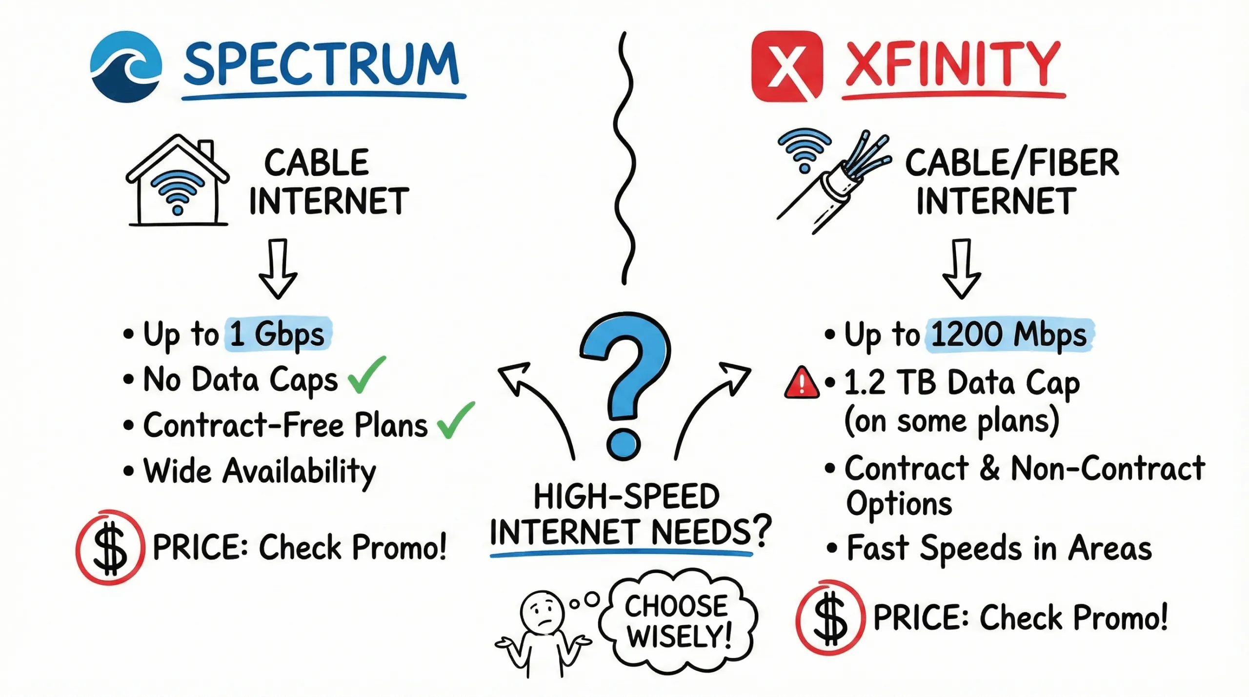 Spectrum vs Xfinity