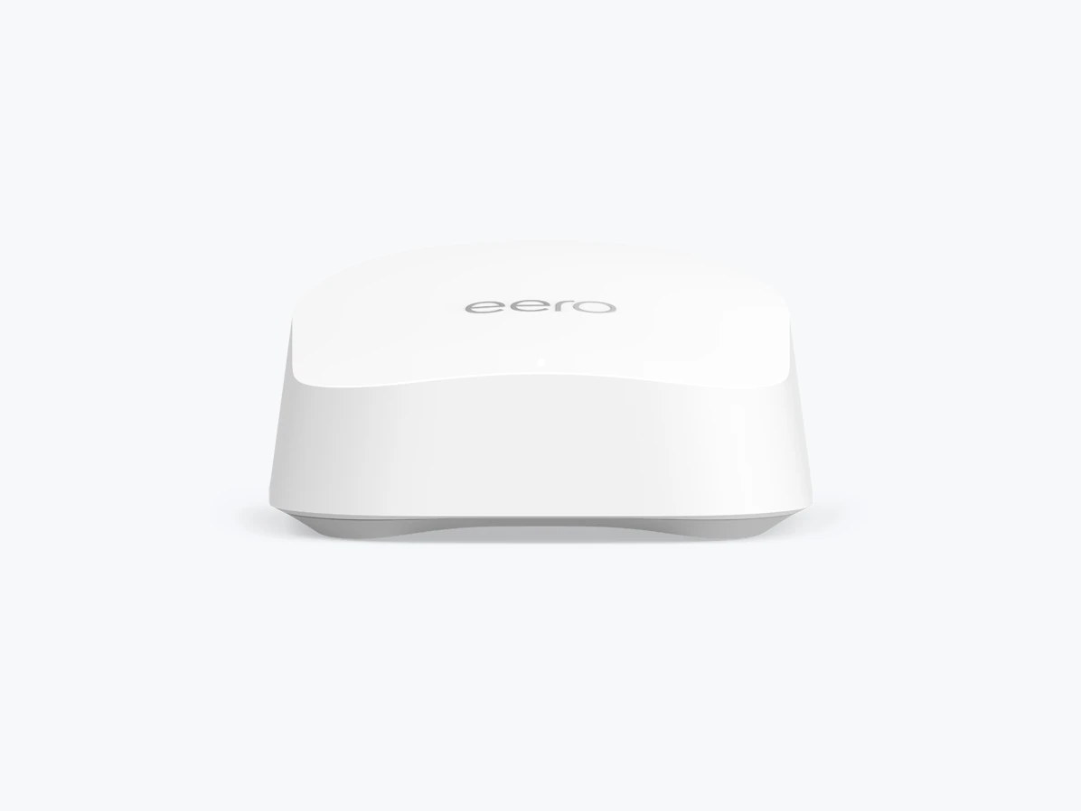 Amazon eero 7 dual-band Wi-Fi 7 mesh router, front view