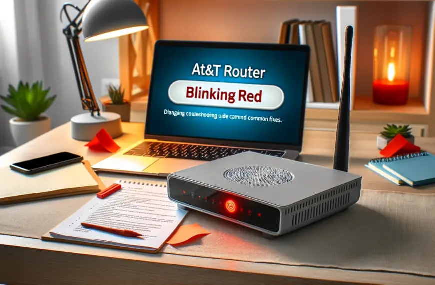 AT&T Router Blinking Red