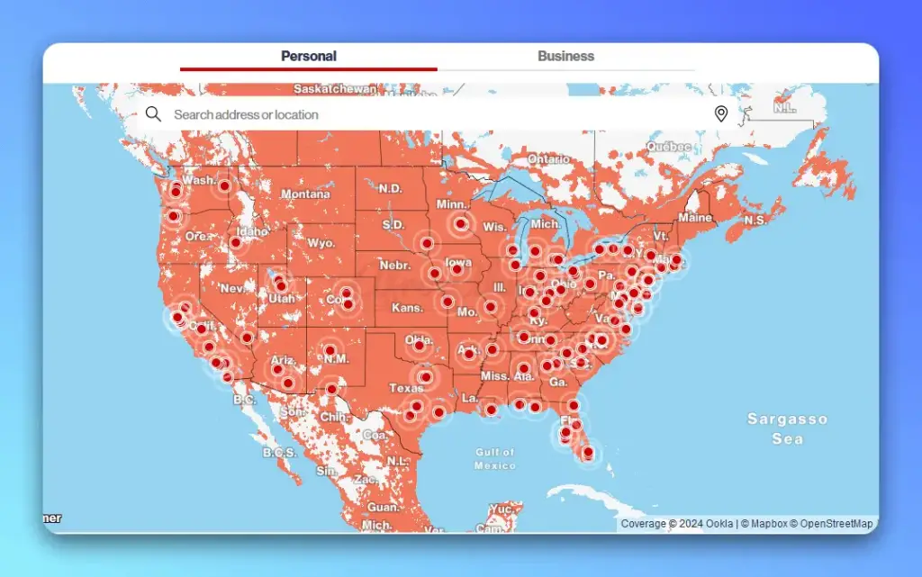 Verizon 5G availability map